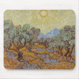 Olive Trees, by van Gogh Mouse Mat