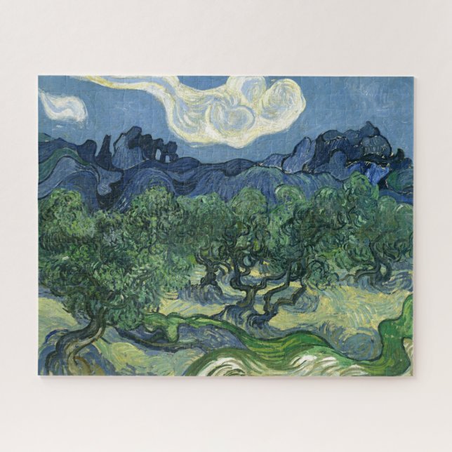 Olive Trees by Van Gogh Painting Art Jigsaw Puzzle (Horizontal)
