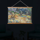 Olive Trees by Vincent Van Gogh   Hanging Tapestry<br><div class="desc">Olive Trees is one of at least fourteen canvases of olive trees Van Gogh painted while in the asylum at Saint-Rémy in Provence in the south of France. The olive groves became one of Van Gogh’s favourite subjects during his time at Saint-Rémy and he came to see the tree as...</div>