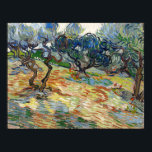 Olive Trees by Vincent Van Gogh   Poster<br><div class="desc">Olive Trees is one of at least fourteen canvases of olive trees Van Gogh painted while in the asylum at Saint-Rémy in Provence in the south of France. The olive groves became one of Van Gogh’s favourite subjects during his time at Saint-Rémy and he came to see the tree as...</div>