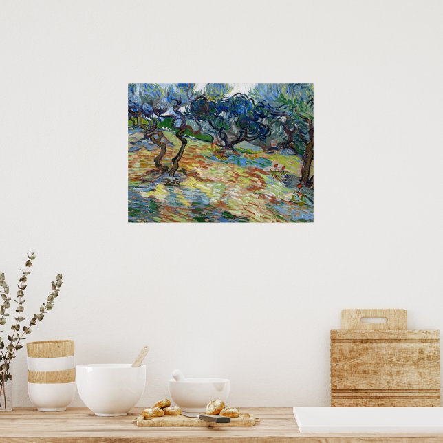 Olive Trees by Vincent van Gogh Poster (Kitchen)