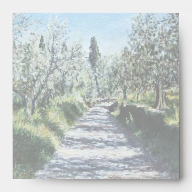 OLIVE TREES IN FLORENCE ENVELOPES (Front)
