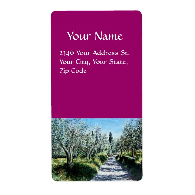 OLIVE TREES IN RIMAGGIO (Front)