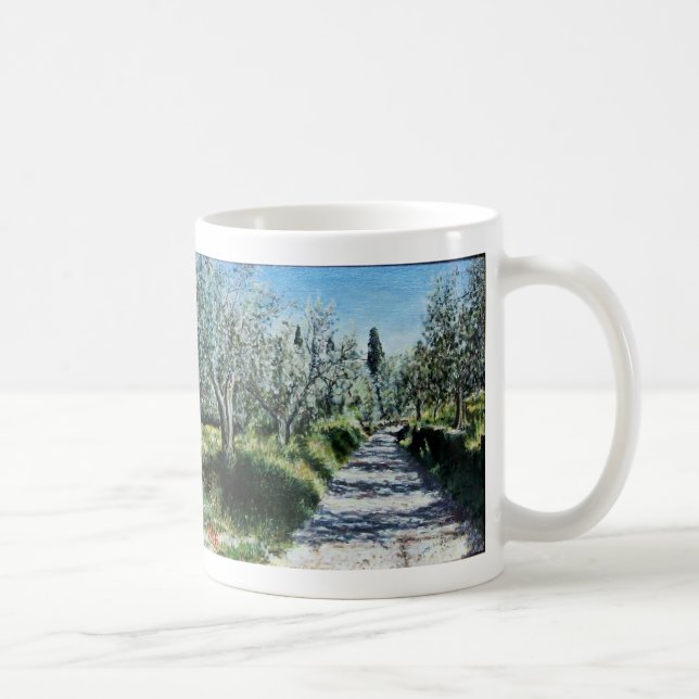 OLIVE TREES IN RIMAGGIO COFFEE MUG (Right)