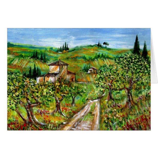 OLIVE TREES IN TUSCANY 2 (Front Horizontal)