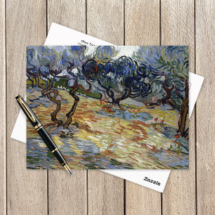 Olive Trees Landscape Vincent van Gogh Postcard