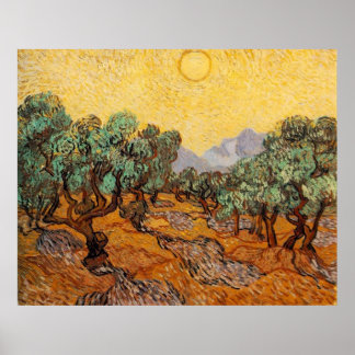 Olive Trees Poster