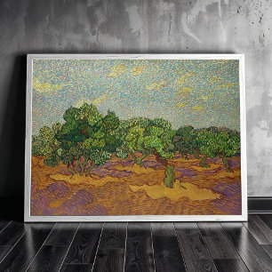 Olive Trees, Van Gogh Poster