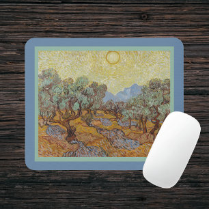 Olive Trees Vincent Van Gogh Impressionism Replica Mouse Mat