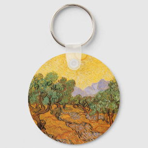Olive Trees, Vincent Van Gogh Key Ring
