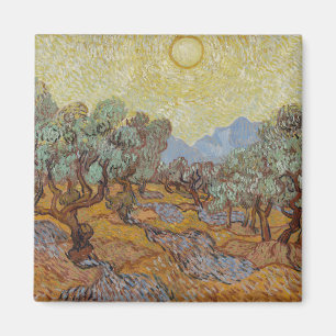 Olive Trees, Vincent van Gogh  Magnet