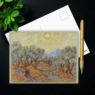 Olive Trees, Vincent van Gogh  Postcard