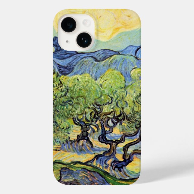 Olive Trees with Alpilles by Vincent van Gogh Case-Mate iPhone Case (Back)
