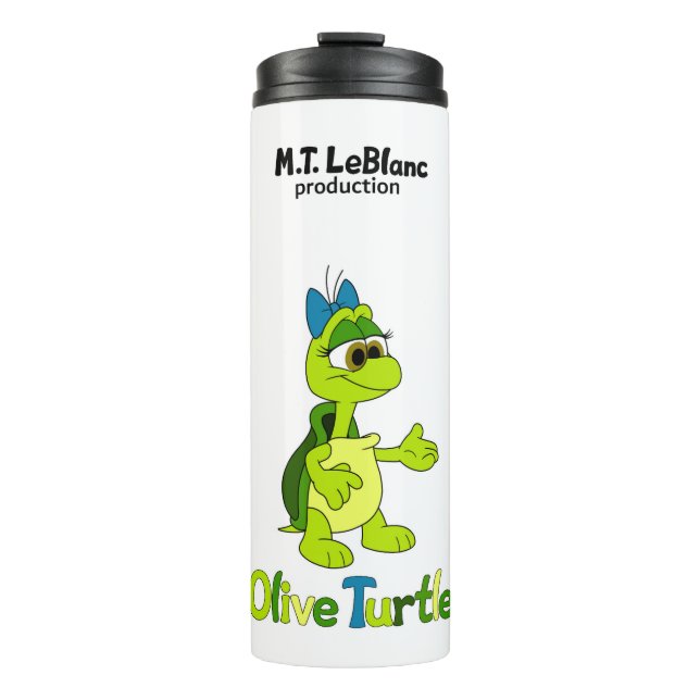Olive Turtle  Thermal Tumbler (Front)