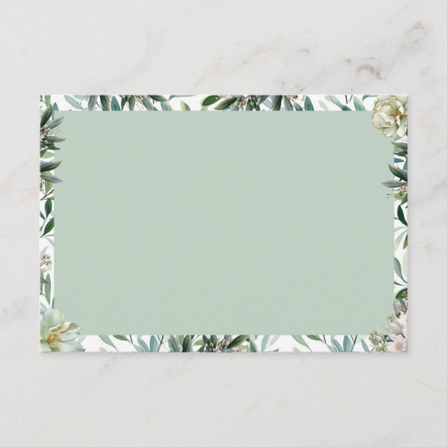 Olive You Blank Recipe Card (Front)