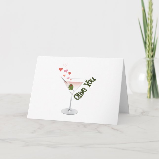 Olive You Card (Front)