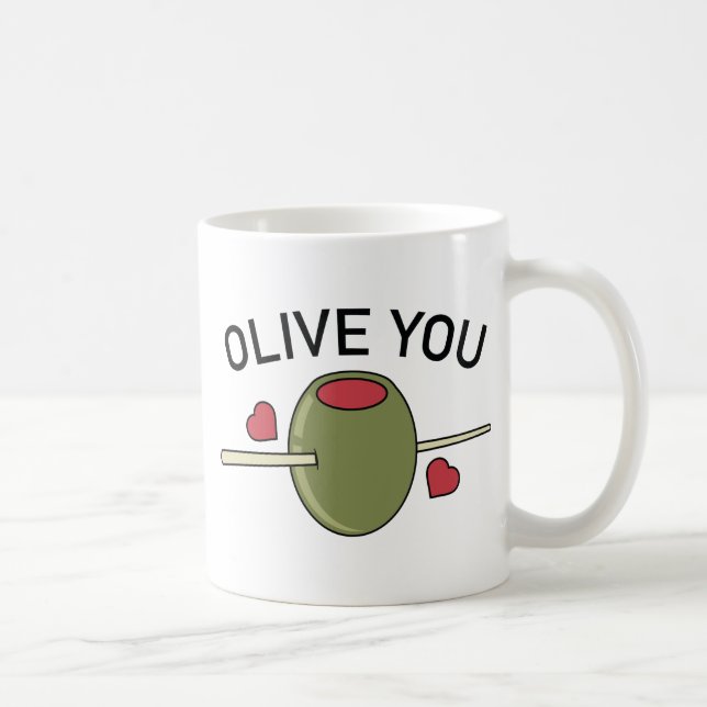 Olive You Coffee Mug (Right)