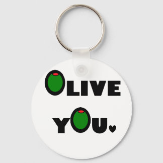Olive you key ring