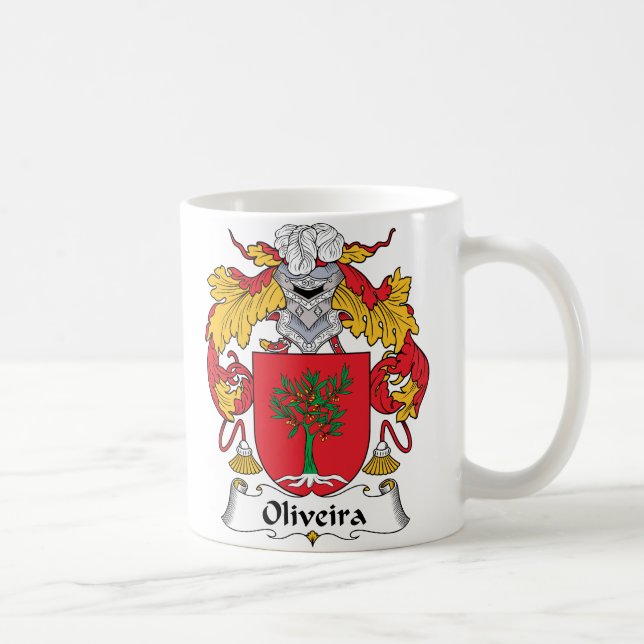 Oliveira Family Crest Coffee Mug (Right)