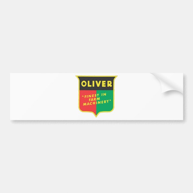 Oliver Bumper Sticker (Front)