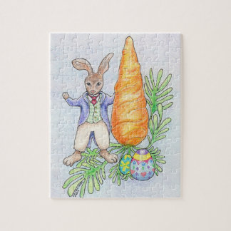 Oliver Bunny With Carrot Puzzle