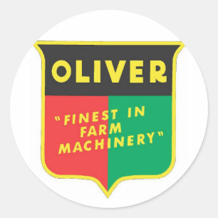 Oliver Classic Round Sticker