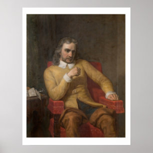 Oliver Cromwell by Charles Lucy Poster