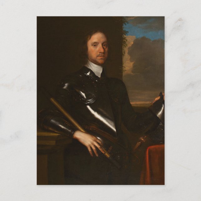 Oliver Cromwell by Robert Walker Postcard (Front)
