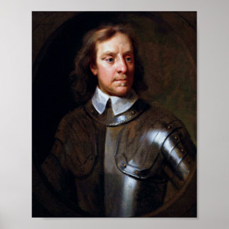Oliver Cromwell by Samuel Cooper Poster
