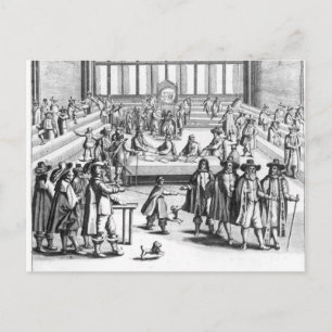 Oliver Cromwell  Dissolving The Parliament Postcard