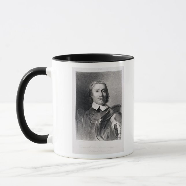 Oliver Cromwell , Lord Protector of England Mug (Left)