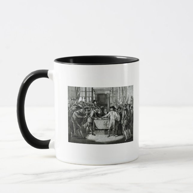Oliver Cromwell Mug (Left)