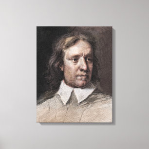 Oliver Cromwell Portrait Canvas Print