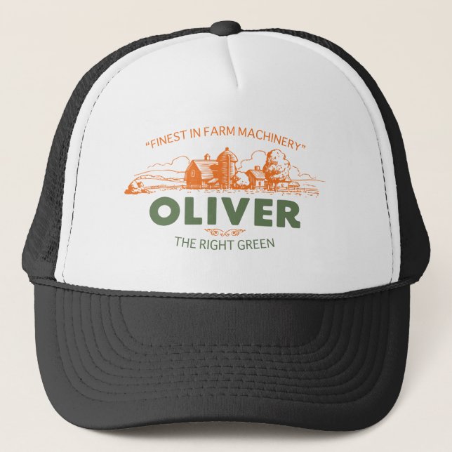Oliver Farm Tractor Trucker Hat (Front)