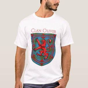 Oliver Hunting Tartan Scottish Plaid T-Shirt