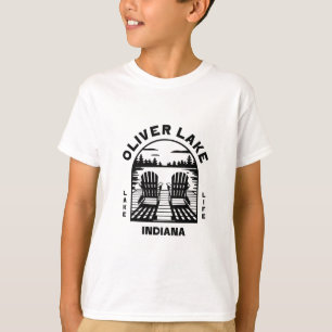 Oliver Lake Indiana Outdoors Vintage 1 T-Shirt