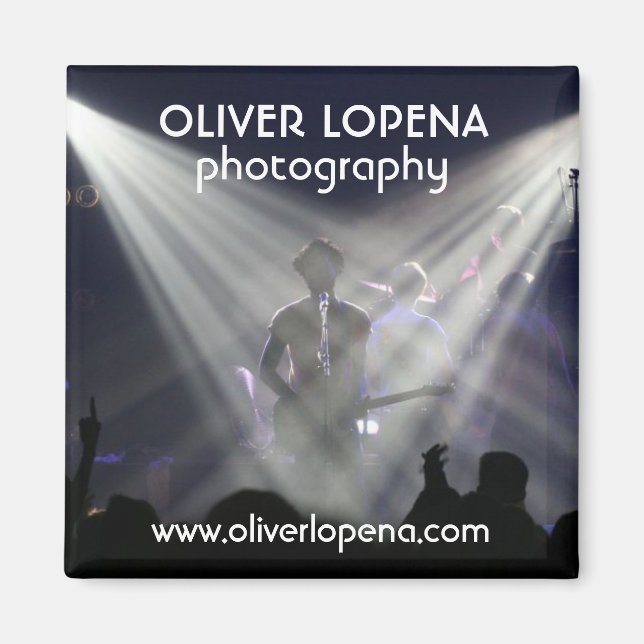 OLIVER LOPENA photography Magnet (Front)