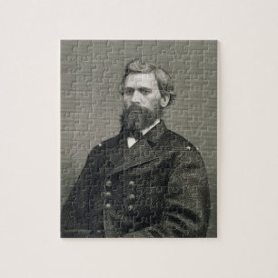 Oliver Otis Howard (1830-1909), engraved by Robert Jigsaw Puzzle