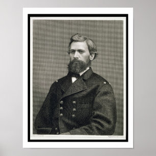 Oliver Otis Howard (1830-1909), engraved by Robert Poster