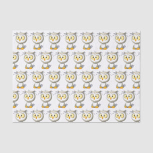 Oliver Owl Baby Shower Tissue Gift Wrap Paper