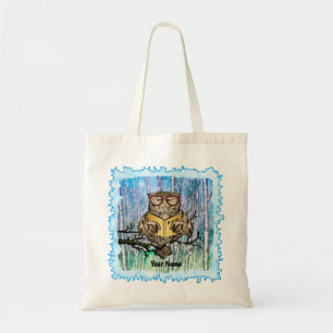 Oliver Owl Reads  Tote Bag