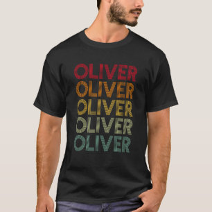 Oliver Retro Name Humour Nickname T-Shirt