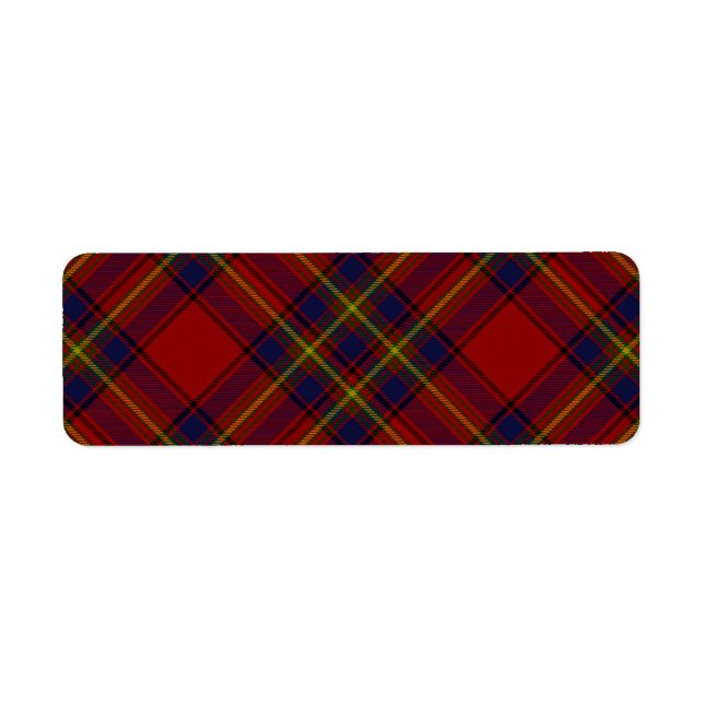 Oliver tartan red yellow blue plaid (Front)
