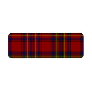 Oliver tartan red yellow blue plaid