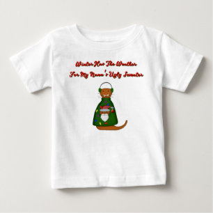 Oliver The Otter In Nana's Ugly Sweater with Words