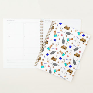 Oliver The Otter Summer Beach Vacation Pattern Planner