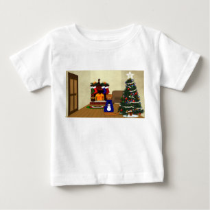 Oliver The Otter's Christmas Baby T-Shirt