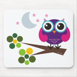 oliver, the owl mouse mat