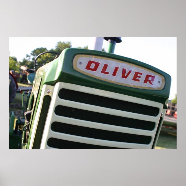 Oliver tractor decal poster (Front)