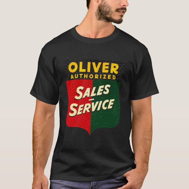 Oliver Tractors and equipment USA T-Shirt (Front)